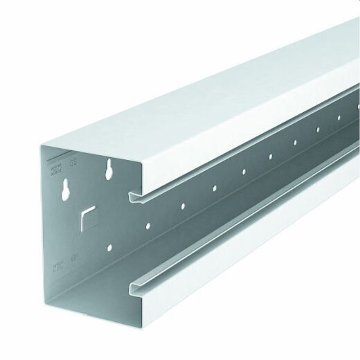 OBO Stahlblech-Geräteeinbaukanal GS-S90130 90x130 reinweiss