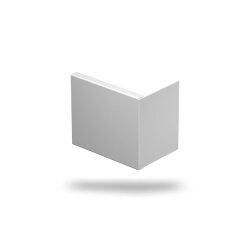 OBO Endstück WDK/HE 100130 100x130mm reinweiss