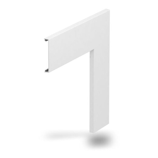 OBO Flachwinkel-Oberteil GK-OTGFRW reinweiß 80mm