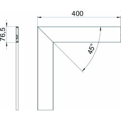 OBO Flachwinkel GK-OTGFLGR lichtgrau