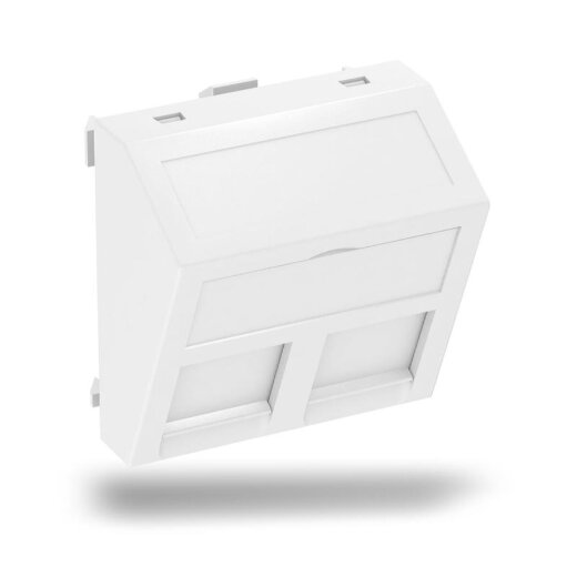 OBO Datentechnikträger DTS-2CRW für 2 Anschlussmodule Typ C