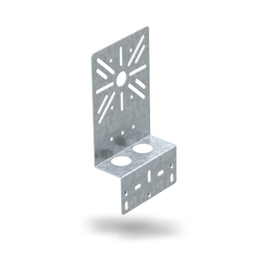 OBO Montageplatte MPWIKL.F 235x120 bandverzinkt gebogen