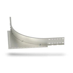 OBO Eckanbaustück WEAS110 Edelstahl VA