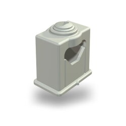 OBO Greif-ISO-Schelle 3040 6-16mm 2teilig lichtgrau