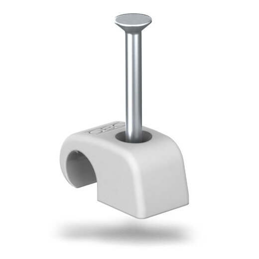 OBO Haft-Clip 2026 7-12mm, L18 lichtgrau