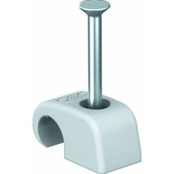 OBO Haft-Clip 2026 7-12mm, L25 lichtgrau