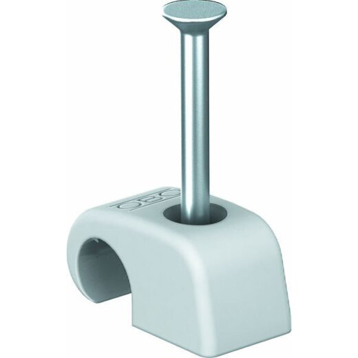 OBO Haft-Clip 2027 10-14mm, L25 lichtgrau