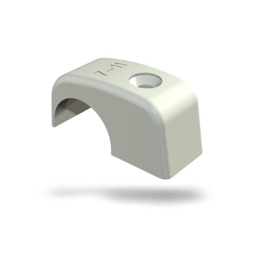 OBO ISO-Nagelschelle 4030 7-11mm lichtgrau ohne Nagel