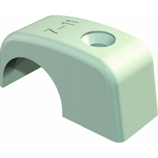 OBO ISO-Nagelschelle 4031 14-17mm lichtgrau ohne Nagel