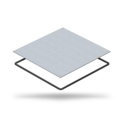 OBO Blinddeckel DUF250-2 UZD250-2/3 282x282mm