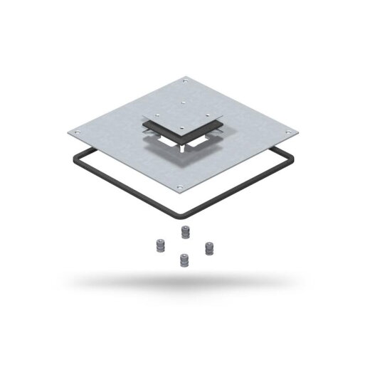 OBO Montagedeckel DUF250-3DAT 250-3 282x282mm