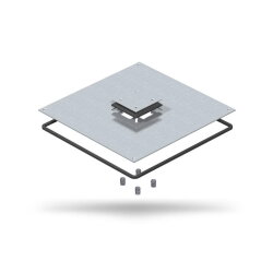 OBO Montagedeckel DUF350-3DAT 350-3 383x383mm