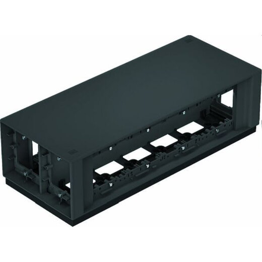 OBO Telitank T12L/00C/9011 schwarz 375x154x109mm