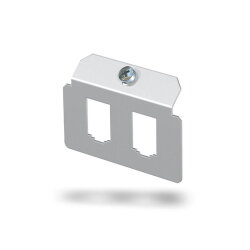 OBO Trägerplatte MTM2B mit 2 x Lochbild Typ B