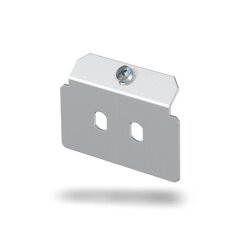 OBO Trägerplatte MTM2M mit 2 x Lochbild Typ M