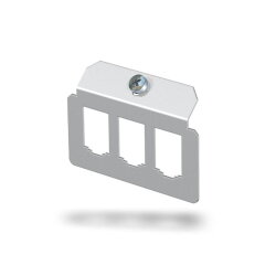 OBO Trägerplatte MTM3B mit 3 x Lochbild Typ B