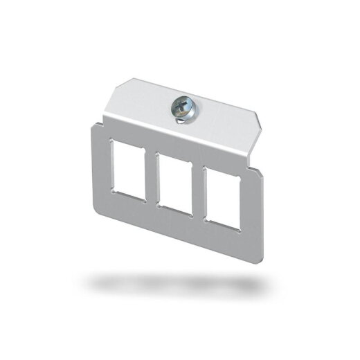 OBO Trägerplatte MTM3C mit 3 x Lochbild Typ C