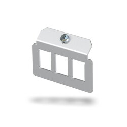 OBO Trägerplatte MTM3C mit 3 x Lochbild Typ C