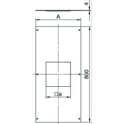 OBO Geräteeinsatzdeckel OKA/DG9/400 für Kanalsystem OKA2