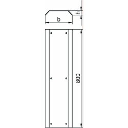 OBO Blinddeckel AIKA/D15040 150x40