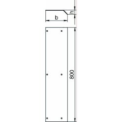 OBO Blinddeckel AIKF/D15040 150x40 für Aufbodenk.