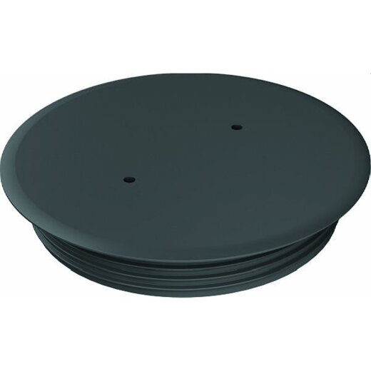 OBO Blindabdeckung BAB80/9011 schwarz