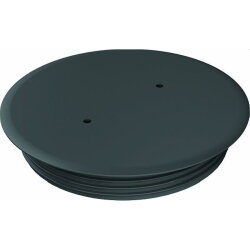 OBO Blindabdeckung BAB80/9011 schwarz