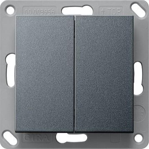 Gira Funkwandsender 242228 EnOcean 2fach System 55 anthrazit