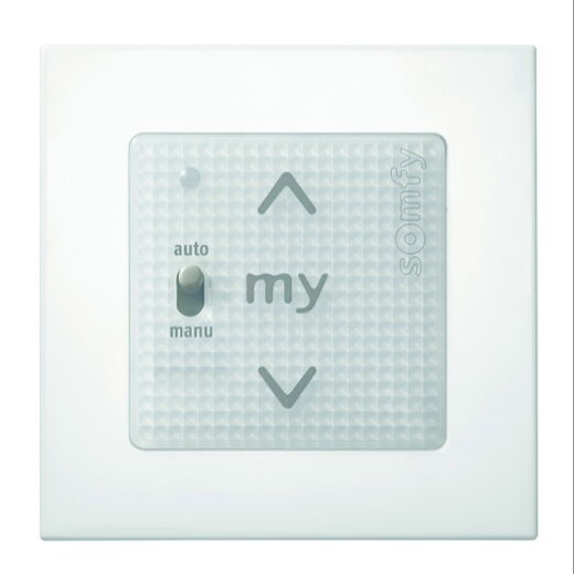 Somfy Funkwandsender Smoove Uno A/M io Pure ohne Rahmen 1811404