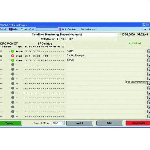 Dehn & Söhne Überwachungseinheit 910695 DRC MCM XT für bis zu 10 BXT-Abl