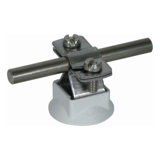 Dehn & Söhne Leitungshalter 274150 für Rd 8-10mm NIRO grau