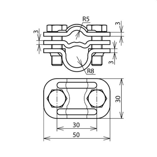 Dehn & Söhne Uni-Trennklemme 459000 St/tZn 7-10/16mm