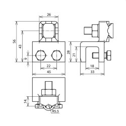 Dehn & Söhne Anschlussklemme 370018 Anschlusskl...