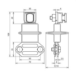 Dehn & Söhne Zweimetall-Trennklemme 460147...
