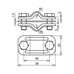 Dehn & Söhne Zweimetall-Uni-Trennklemme 460517...