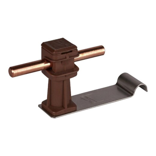 Dehn & Söhne Dachleitungshalter 204239 DEHNsnap NIRO/K-braun