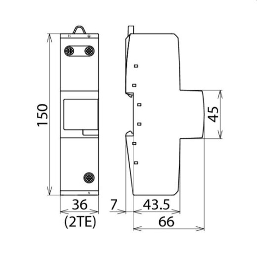 Dehn & Söhne Blitzstromableiter 961160 DEHNgap DGPM440 für TT/TN-S