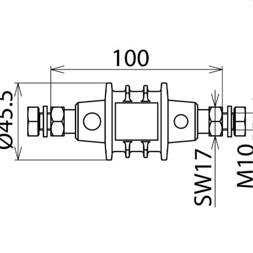 Dehn & Söhne Trennfunkenstrecke 923100 EXFS1000 für EX-Bereich