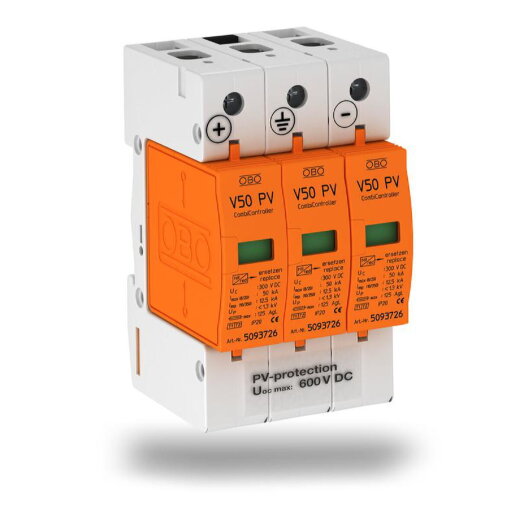 OBO PV-Überspannungsableiter V50-B+C3-PH600 CombiController Typ1+2