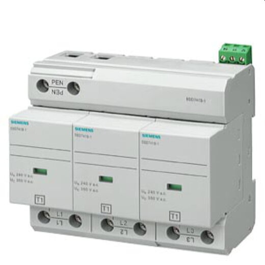 Siemens Blitzstromableiter B/T1/I 350V TNC 3polig 5SD7413-1