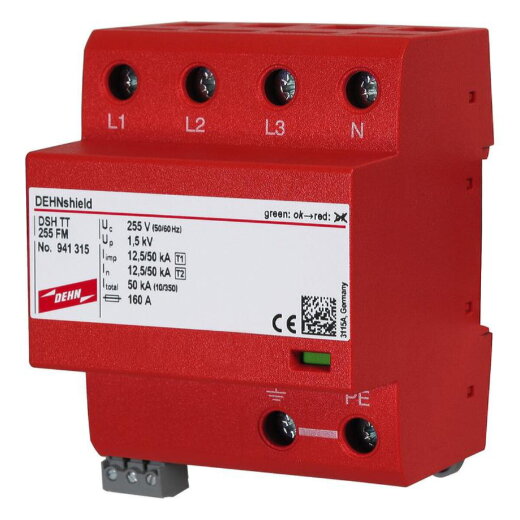 Dehn & Söhne anwendungsoptimierter Kombiableiter 941315 DSH TT 255 FM DEHNshield