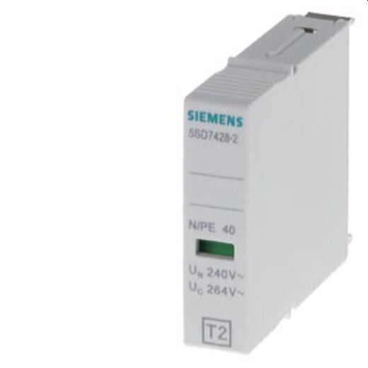 Siemens Steckteil T2 N-PE UC 264V a.c. In 40kA 5SD7428-2