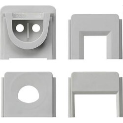 Gira Doppeleinführung 000730 WG AP grau