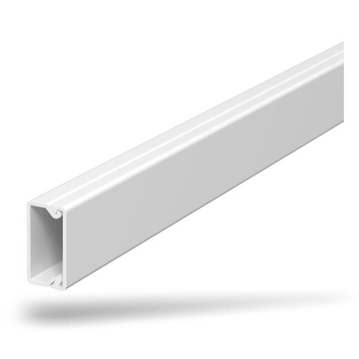 OBO Wand- und Deckenkanal WDK 10020 10x20 reinweiss