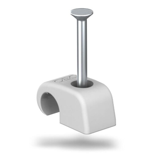 OBO Haft-Clip 2026 7-12mm, L25 lichtgrau