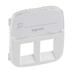 Legrand Abdeckung 755489 V.ALL RJ11/RJ45 BF 2F PM