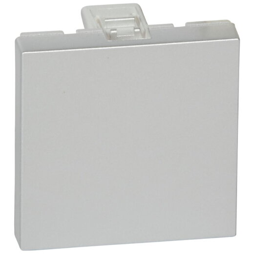 Legrand Blindabdeckung 079280 MSC 2modulig alu