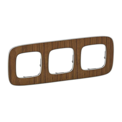 Legrand Rahmen 754463 V.ALL 3-FACH WALNUSS