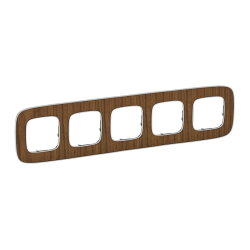 Legrand Rahmen 754465 V.ALL 5-FACH WALNUSS