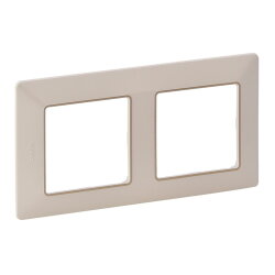 Legrand Rahmen 754062 VLIFE 2-FACH MW/GOLD